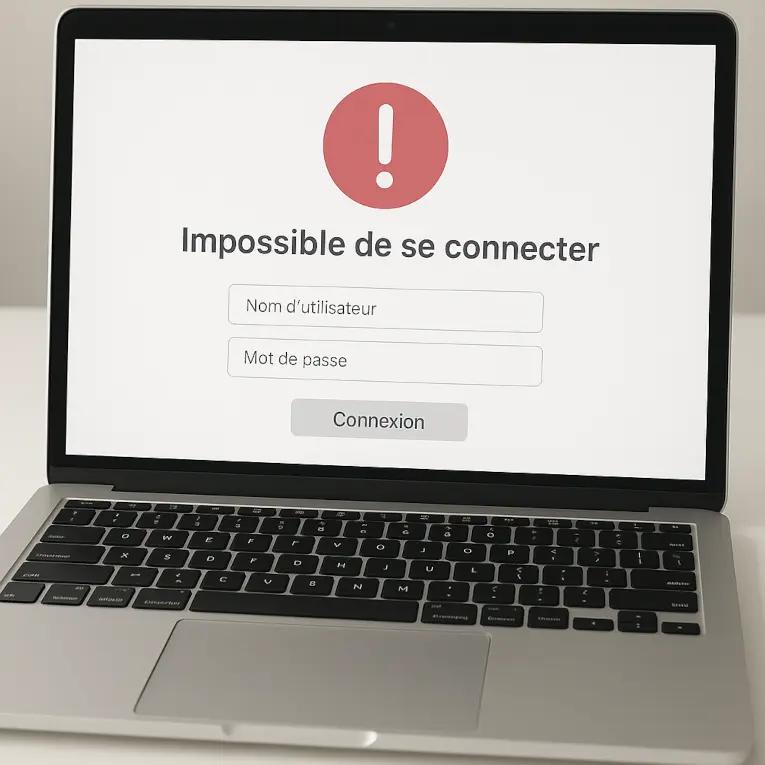 probl&egrave;me de connexion &agrave; Silae