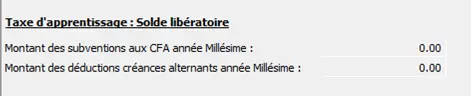 solde taxe apprentissage 2024 dsn