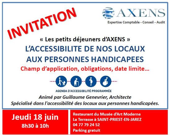 Accessibilité des locaux aux handicapés