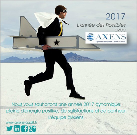 Carte de voeux Axens 2017