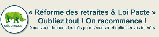 réforme des retraites loi pacte