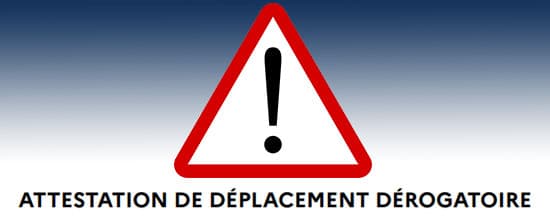 attestation déplacement coronavirus