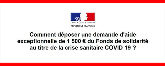 comment obtenir aide exceptionnelle coronavirus