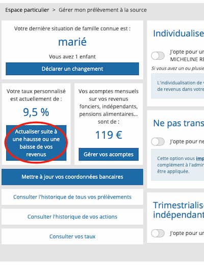 mesures fiscales coronavirus