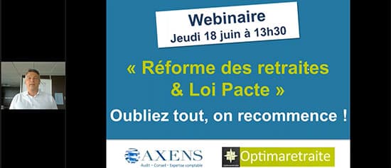 webinaire réforme des retraites