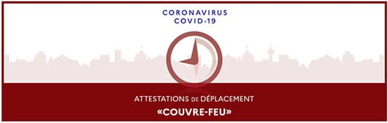 attestation de déplacement couvre feu