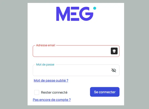 se connecter à meg